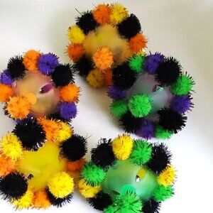 Cat Halloween satellite sparkle ball catnip toys for kitty